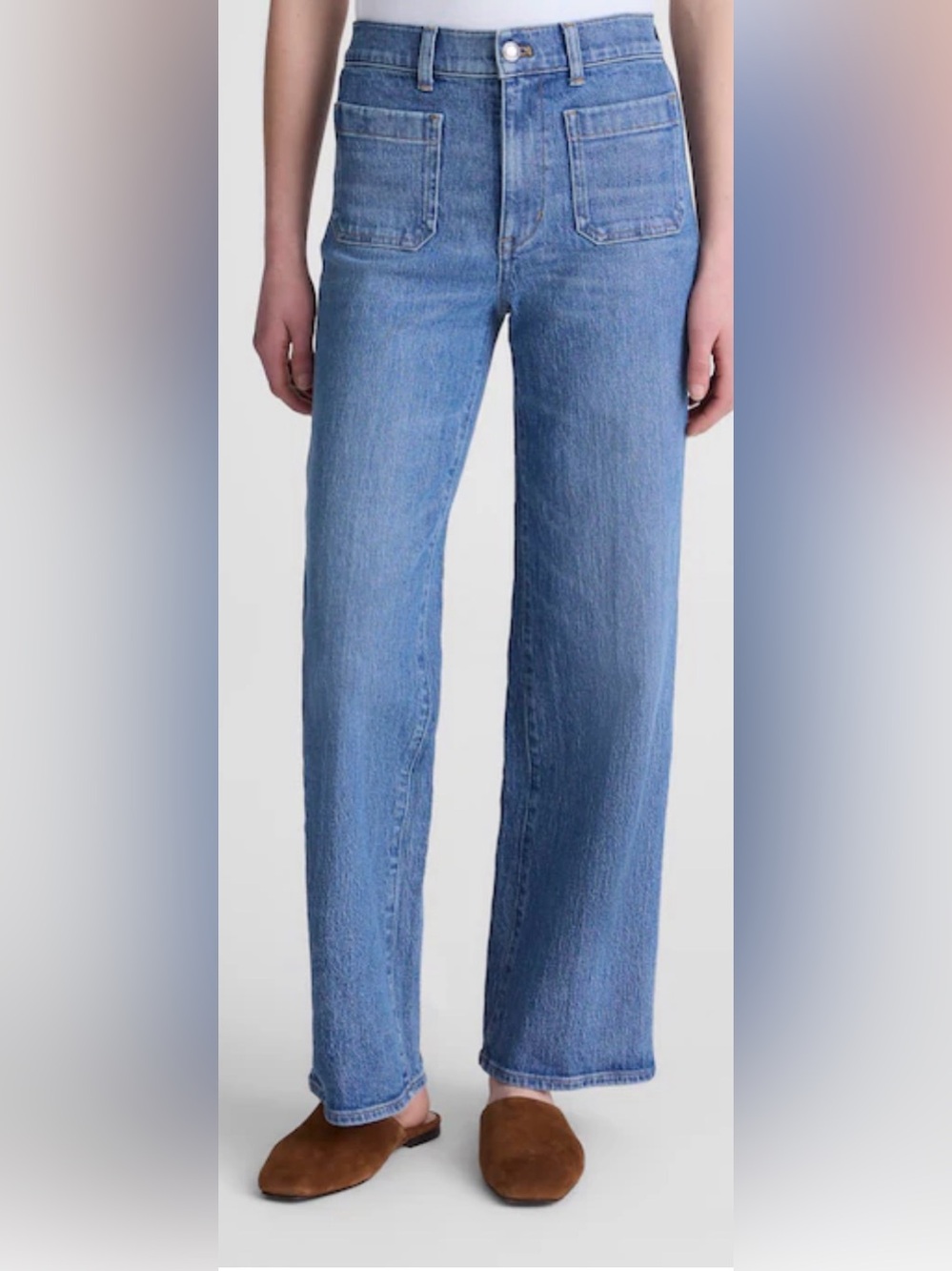 Madewell Curvy Emmett Wide Leg Jean 26